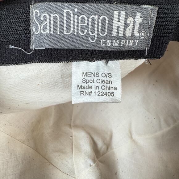 San Diego Hat Company Golf Cap Fitted Mens One Size Straw Ivy Flat Cap Summer - Picture 11 of 11